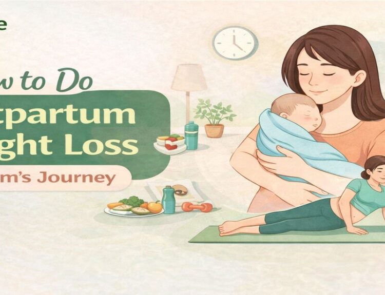 How to do postnatal weight loss - a guide for new moms to lose post pregnancy belly